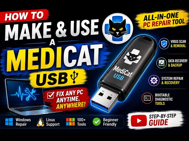 How to Make and Use a MediCat USB (Ultimate PC Repair Guide)