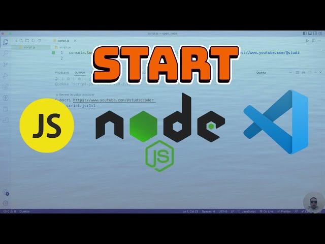 Using Node.js with Visual Studio Code | Step by Step Tutorial