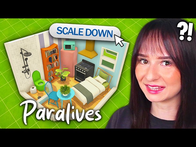 I tried building the SMALLEST HOUSE challenge in Paralives