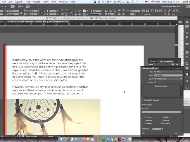 InDesign Tutorial - Fillable Interactive PDFs