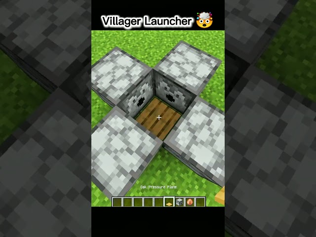 villager launcher 🤯#shorts #feedshorts #trending #viral #pixelfleet23 #chaudharyworld #banku #fyp