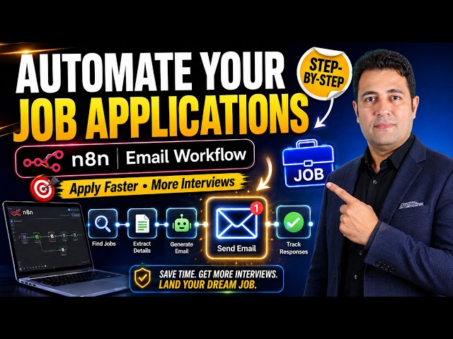 Automate Your Job Application - N8N  - Email Workflow | Apply Faster | More Interviews
