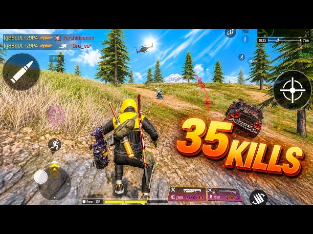 35 KILLS SOLO VS SQUAD CALL OF DUTY MOBILE BATTLE ROYALE FULL GAMEPLAY