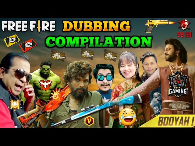 Free Fire Dubbing Compilation | Hindi Dubbing | Only Red Custom | Only Double Vector | Gamer Alone