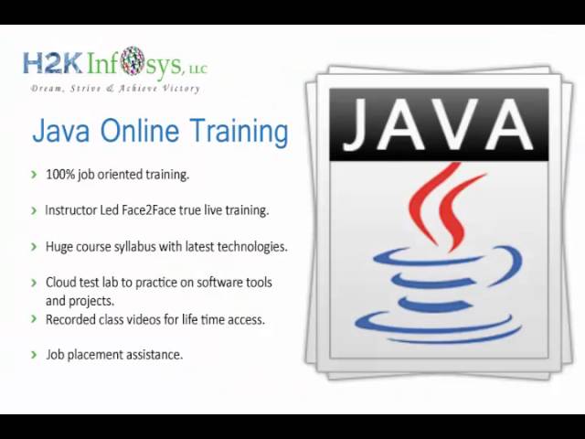 Java Online Training Beginners 4