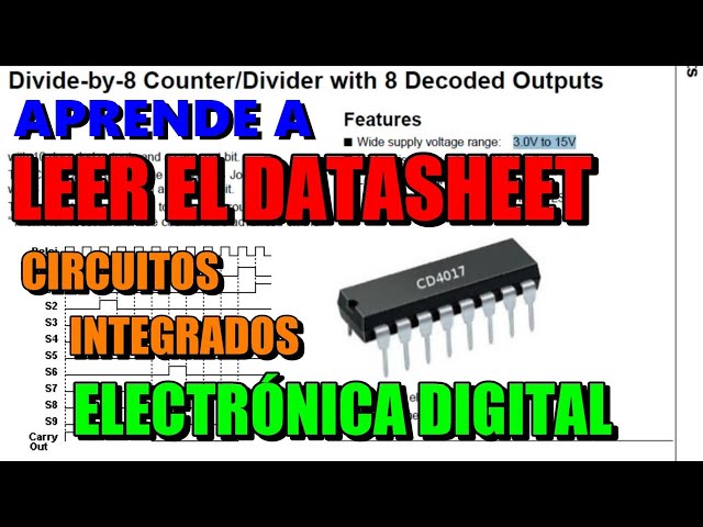 ELECTRONICS - HOW TO 👀 READ 👨‍💻 the DATASHEET of Any DIGITAL ELECTRONICS INTEGRATED CIRCUIT