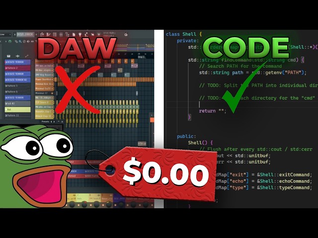 i tried making music with code...