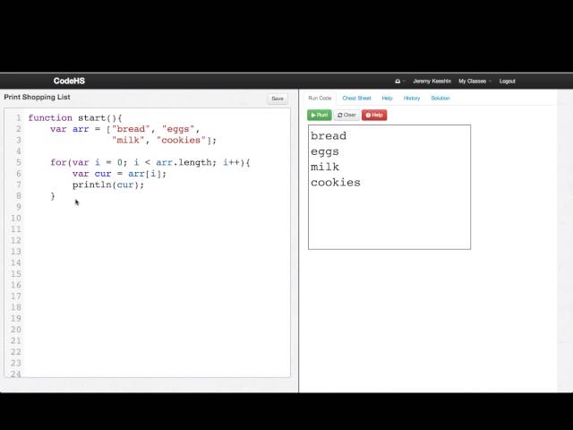 Array Length and Looping Through an Array
