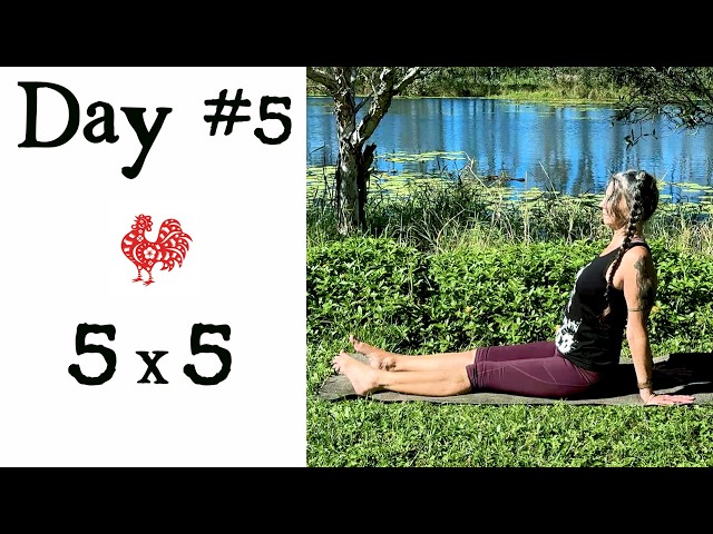 Day #5 - 5-min for 5 days Back Pain Relief Series - Repair, Unblock and invigorate with Yin Yoga