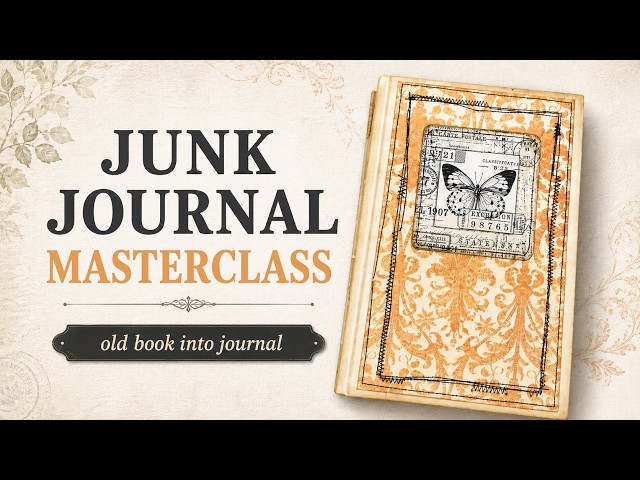Turn Any Book Into a Junk Journal - Free Masterclass
