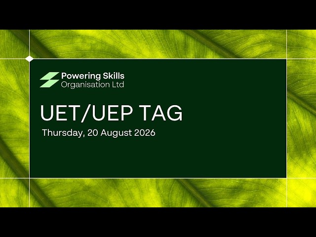 UET UEP TAG Workshop - August 2026