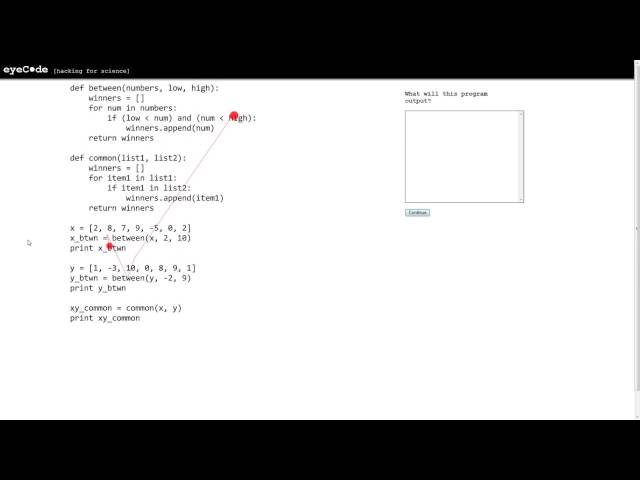 Code Comprehension with Eye Tracking