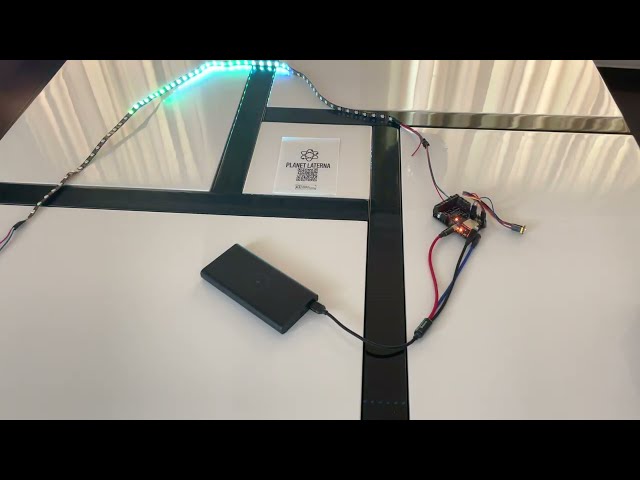 Demo Laterna running WLED Sound Reactive