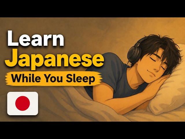 Learn Japanese While You Sleep | How to learn Japanese effectively: 7 Days in a New Town (N5–N4)