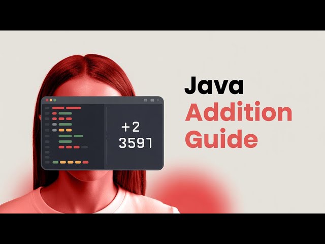 how to add any two numbers in java step by step
