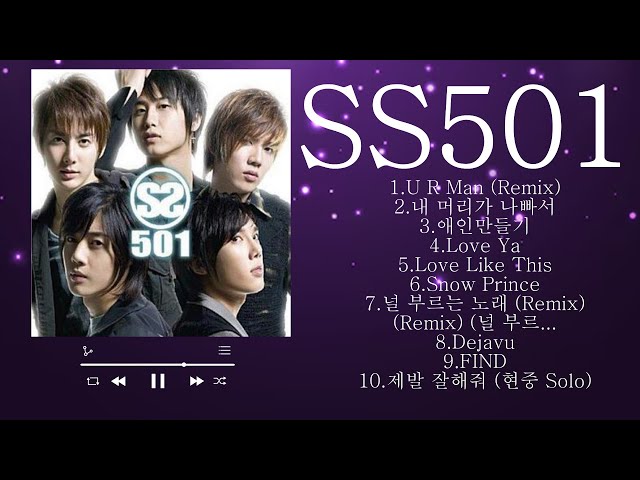 [ PLAYLIST 2024 ] ~ SS501 MIX 2024 ~ TOP 10 BEST SONGS