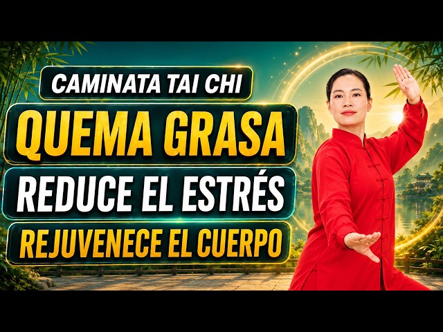 Caminata Tai Chi 25 min: quema grasa abdominal, activa el nervio vago y reduce el cortisol