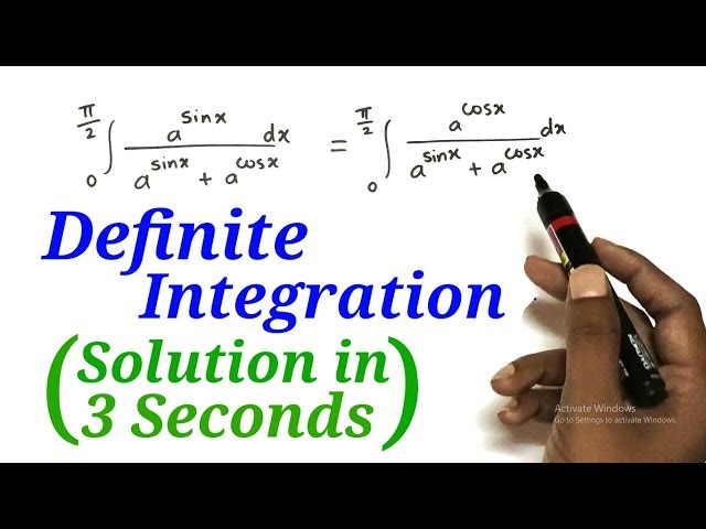 Definite Integration | Tricks | MH-CET | Solution in 3 Seconds