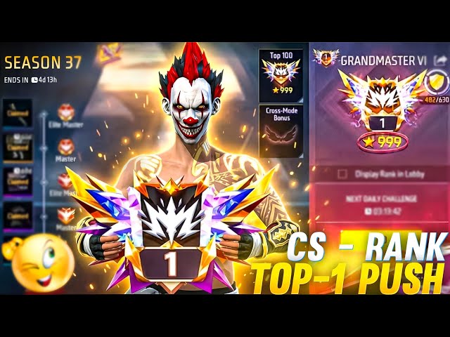 Finally Grandmaster Done ✅ Cs Rank Pushing With Random Players 🫂 Season 37 |