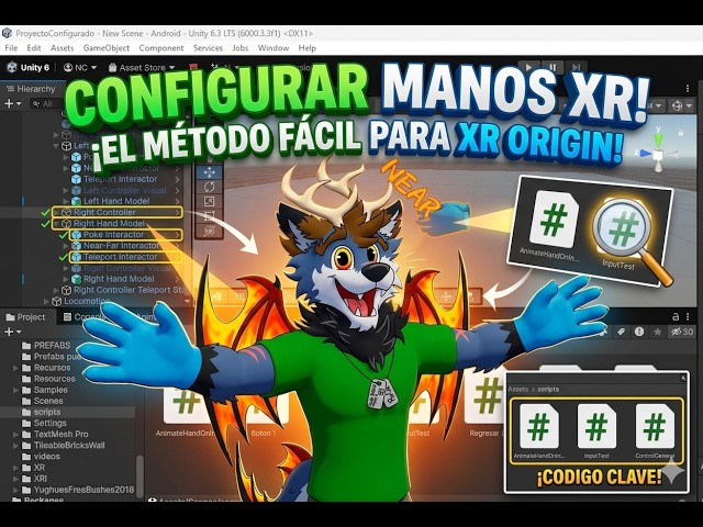 ¡Manos en VR Fácil! Configura tu XR Origin en minutos (Unity 6)