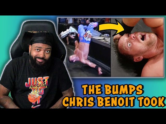 ROSS REACTS TO THE CRAZY WRESTLING BUMPS THAT DESTROYED CHRIS BENOITS MIND