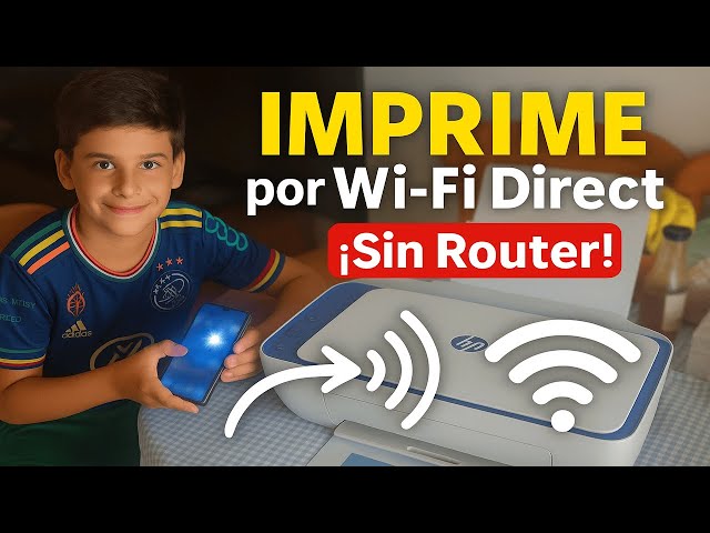 Configure HP Printer to Print from Mobile via Wi-Fi Direct Without Router