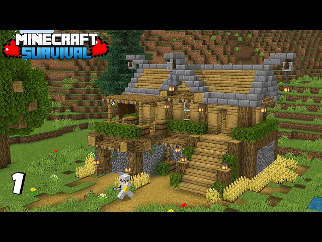 MY CRAZY START IN MINECRAFT SURVIVAL PE🔥 || Minecraft Survival Series PE ep.1 [HINDI]