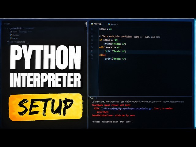 How To ADD a Python Interpreter in PyCharm (EASY) 2026