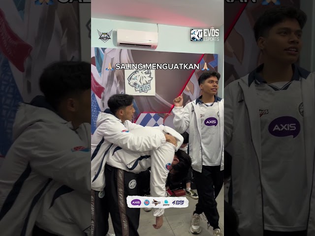 Encouraging each other before a match can improve chemistry🥰