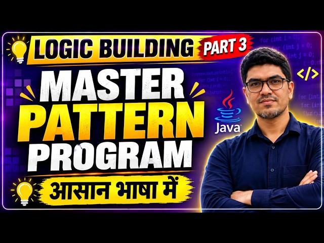 50. Nested Loop in Java | Master Pattern Programs – Part 3 | Easy Logic | ICSE Java & Beginners
