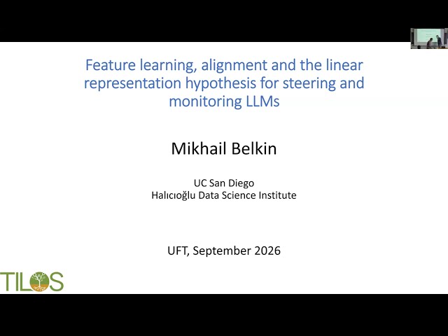 Feature learning, alignment and the linear representation hypothesis for steering & monitoring LLMs