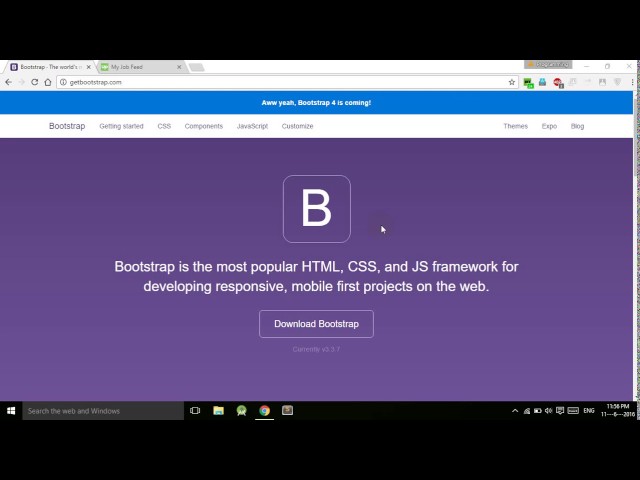 Bootstrap Tutorial Part 1 |  Introduction To Bootstrap
