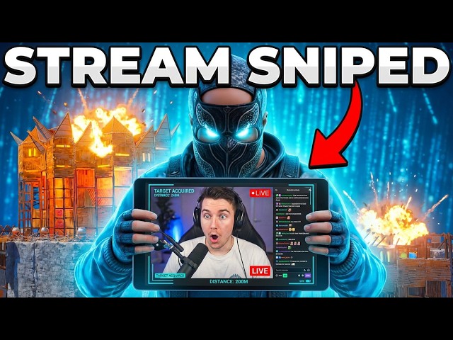 I Tried STREAM SNIPING RUST Streamers With RAGE CHEATS..