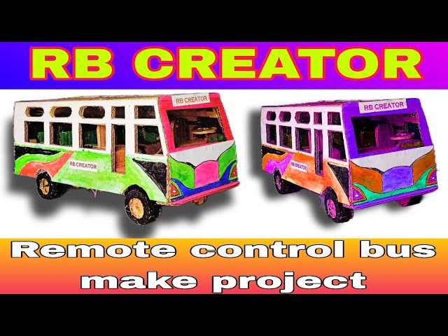 Remote control bus make. #shortsvideo #science #sensor #chemistry #technology 