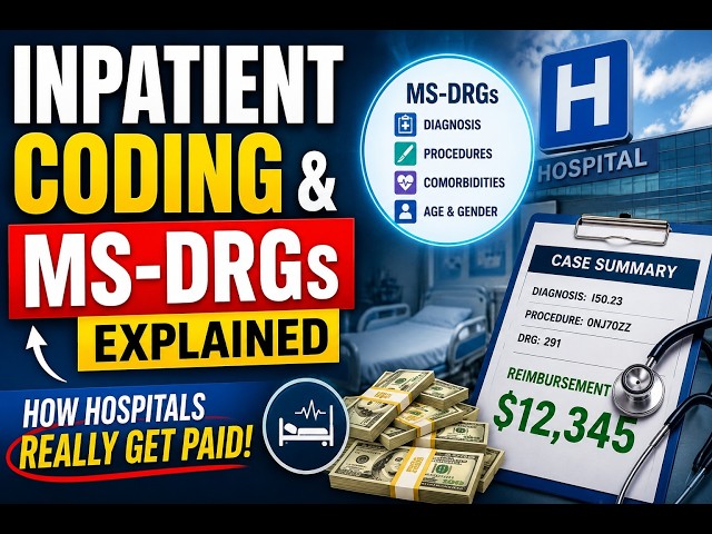 Inpatient Coding & MS-DRGs Explained: How Hospitals REALLY Get Paid!