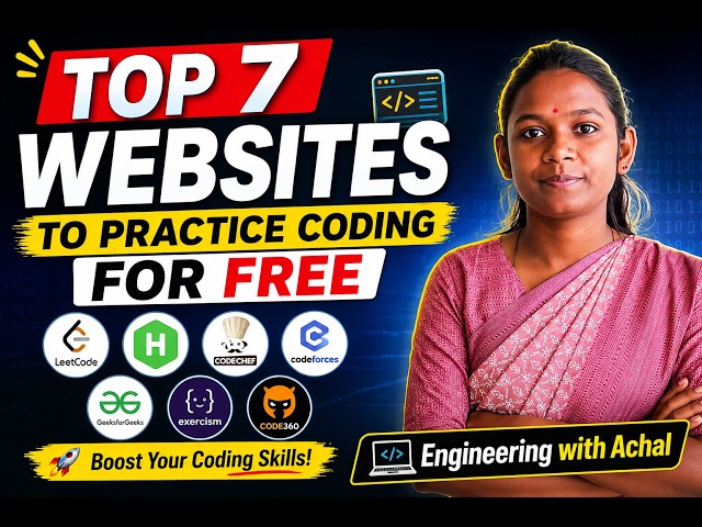 Top 7 FREE Coding Practice Websites Every Engineering Student Must Know (2026)