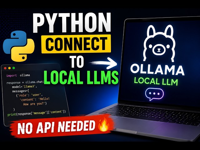 Connect Python to Local LLMs with Ollama | Beginner Tutorial