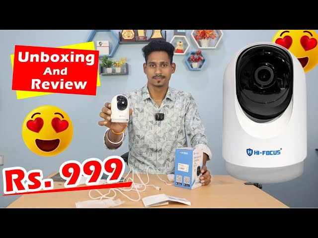 Hi Focus 3MP WIFI PT Camera | Hi Focus Wifi Camera Mobile Connect