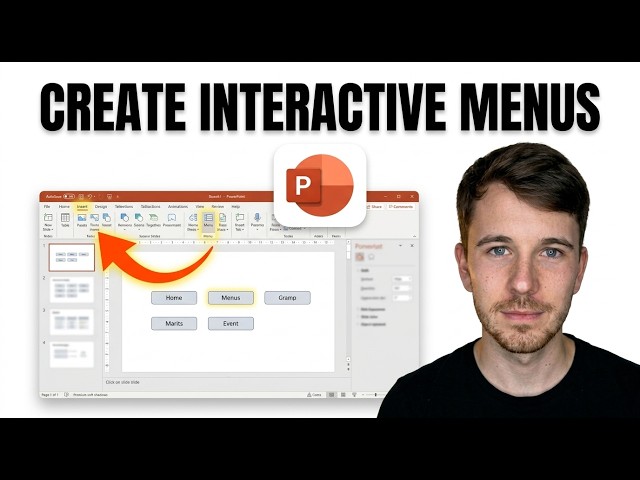 How to Create Interactive Navigation Menus in Powerpoint (Tutorial for Beginners)