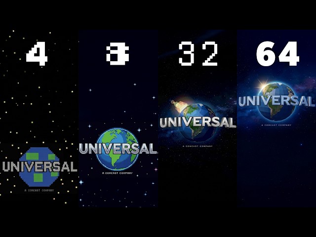 UNIVERSAL PICTURES in different bits