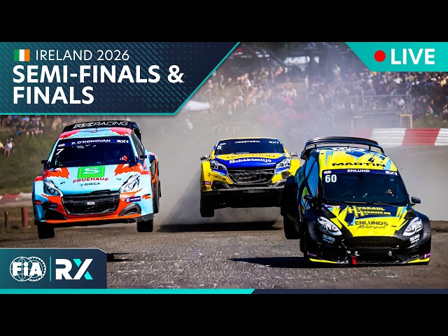 🔴 Semi-Finals & Finals LIVE |  PartsForCars Euro RX of Ireland 2026