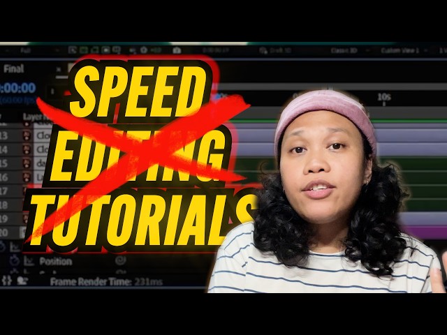 Why "Fast" Editing Tutorials Are Making You Worse