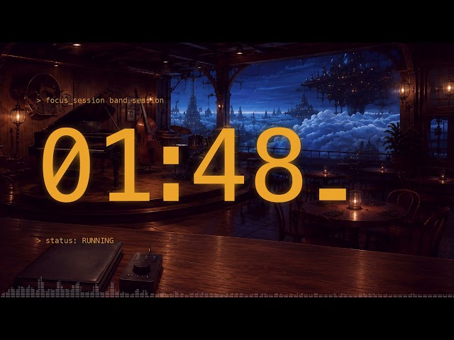 5 Minute Timer with Music · Slow Space Jazz — Side-Stage Alcove | WORK TIMER 2112