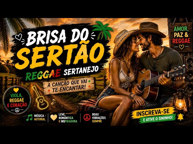 Brisa do Sertão 🎸🌴 | Reggae Sertanejo Que Vai Te Encantar