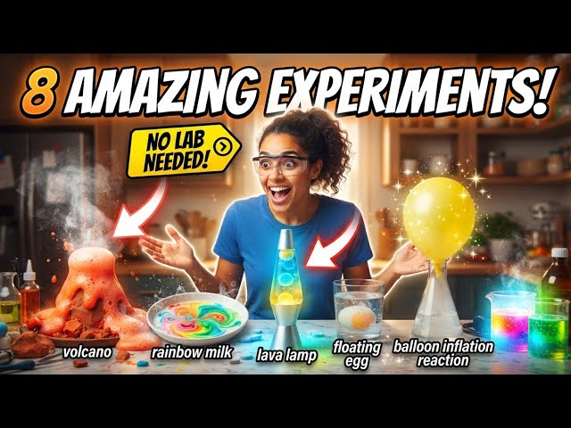 8 Fun Science Experiments You Can Do at Home! (No Lab Needed)