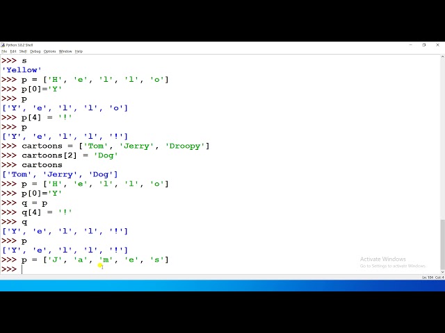 Unit3-04 - Programming Fundamentals [lists - aliasing]