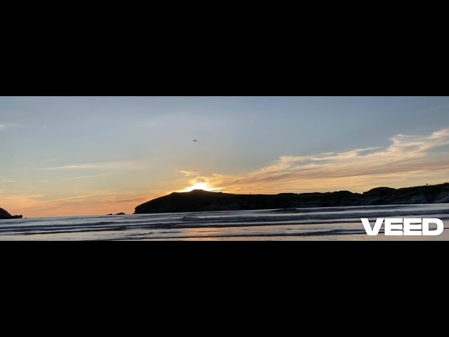 SUNSET in CORNWALL ,  EASY AND SLOW.  By ClemCorr.    C and  J.