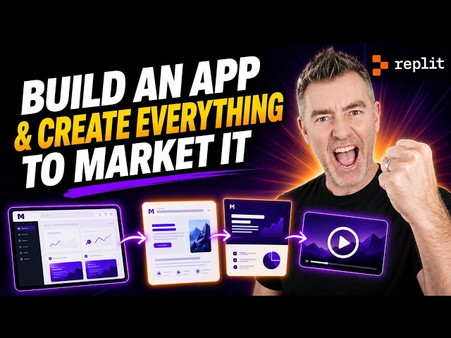 I Built an App AND All Its Marketing With Just AI (Replit)