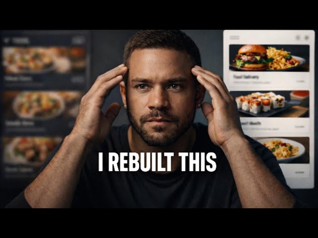 This Food Delivery Website Normally Costs $100,000 (I Rebuilt DoorDash for FREE Using AI)