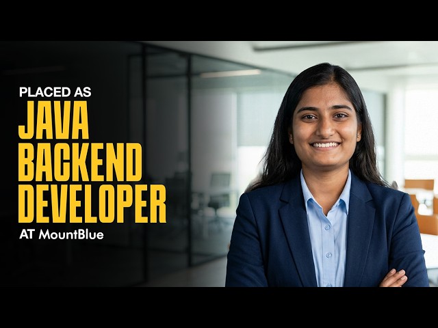No Interview Calls After Graduation to Java Backend Developer at MountBlue